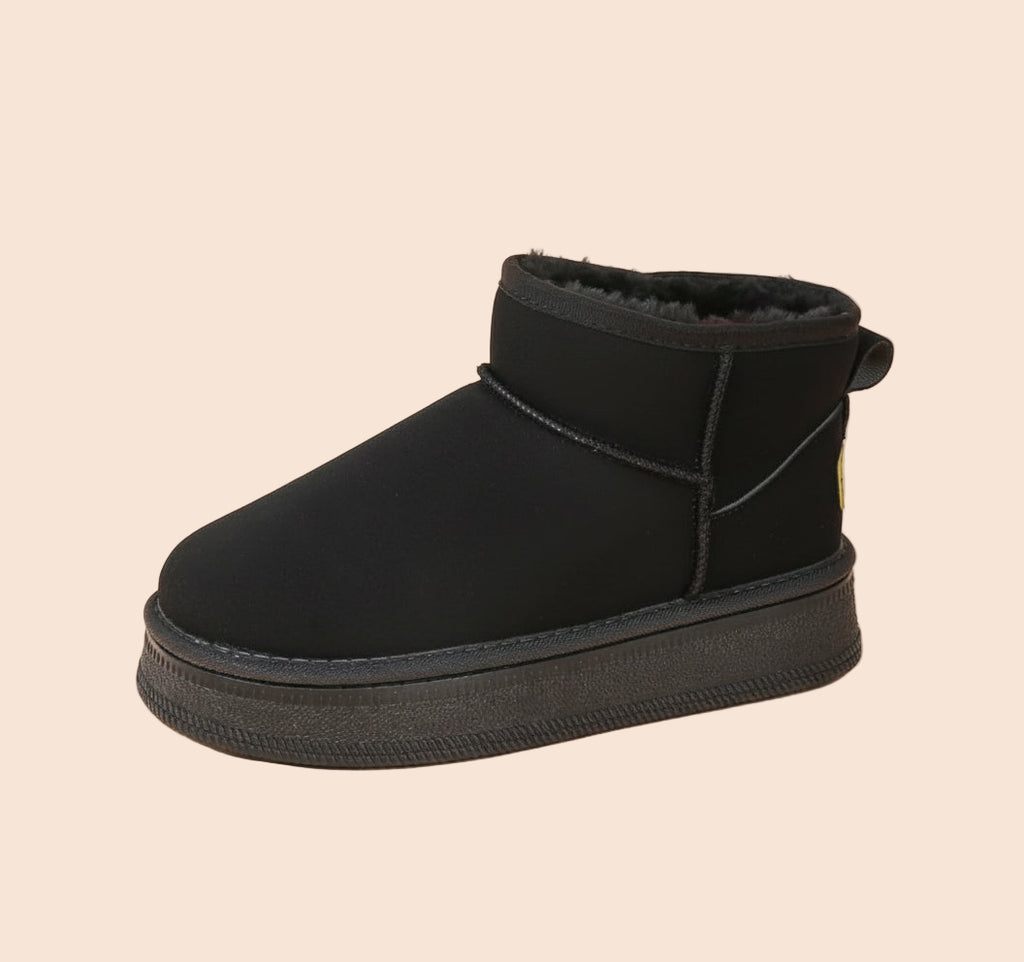 Women Winter Mid Boots Black