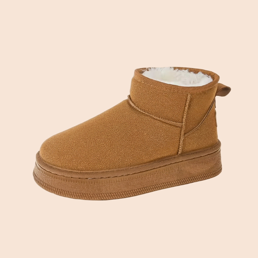 Women Winter Mid Boots brown