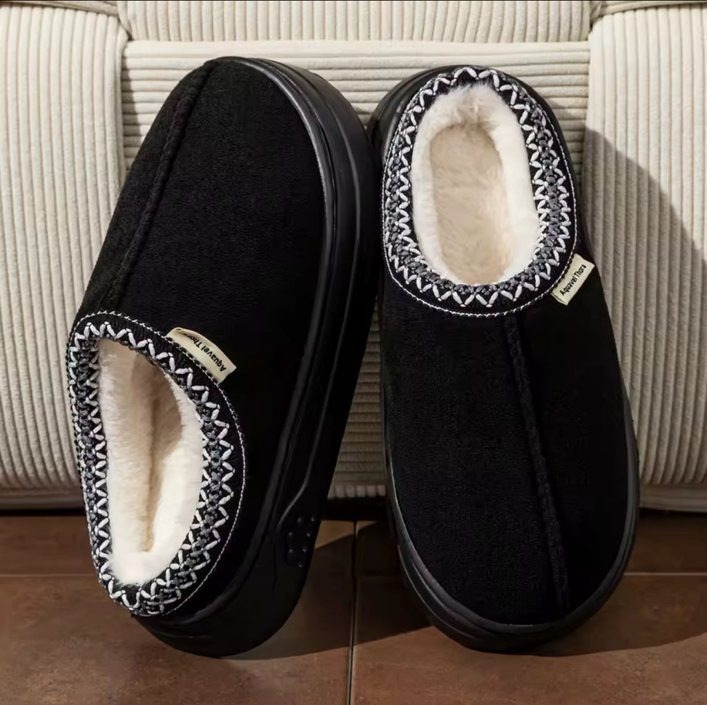 Women Winter Slippers Black